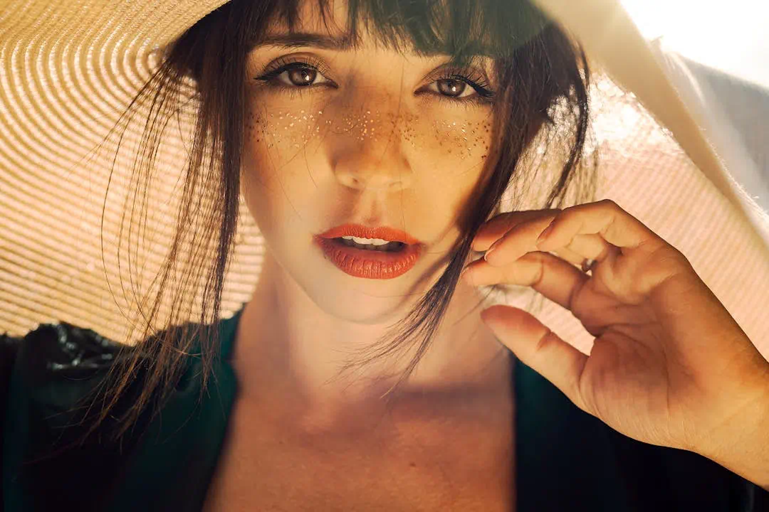 기미 있는 여성의 사진2