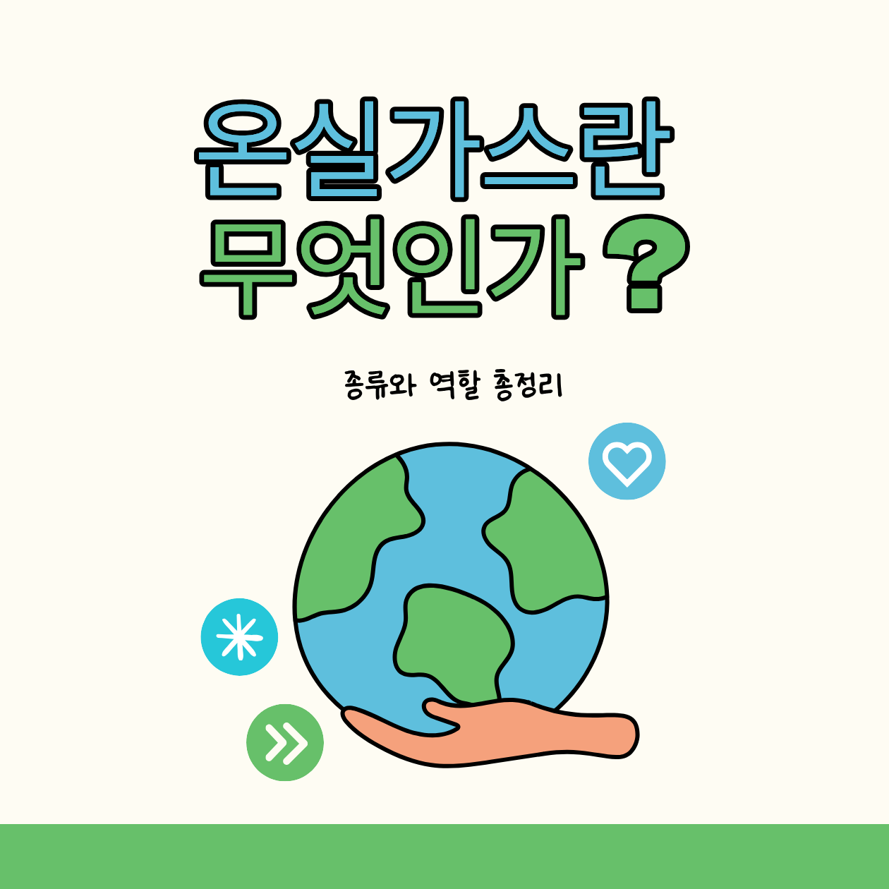 온실가스란 무엇인가? 종류와 역할 총정리