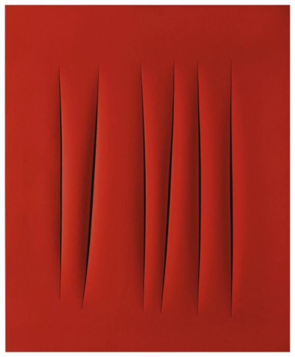 루치오 폰타나, Concetto Spaziale, Attese, 'Tagli' 기법 -ArtstrollNote