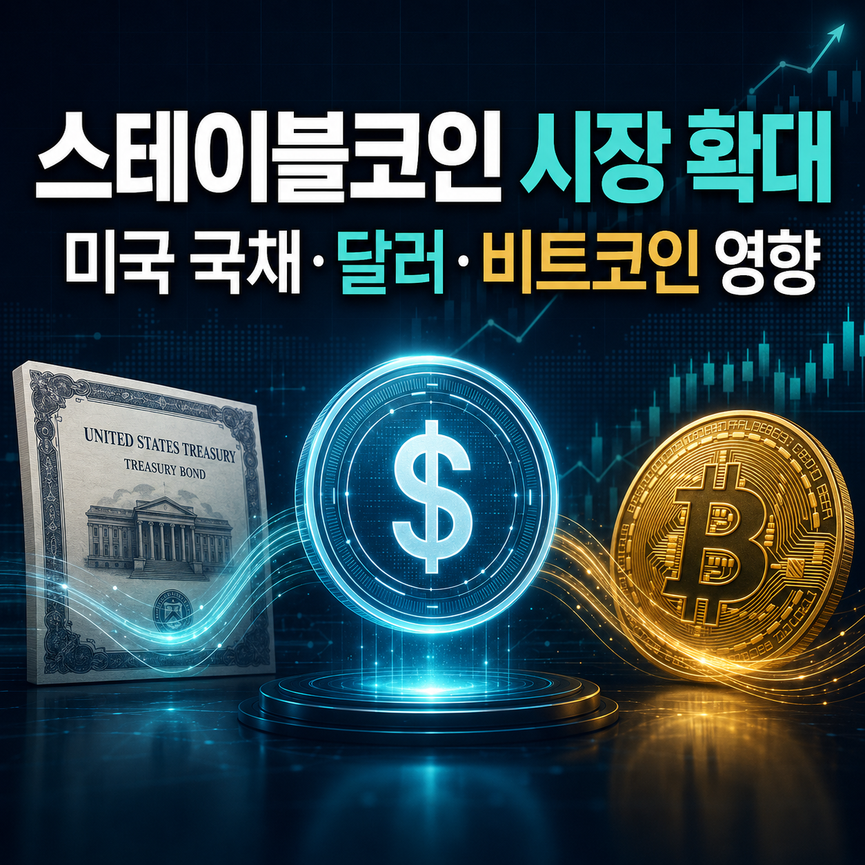 스테이블코인 시장이 커지면 무엇이 달라질까? 미국 국채&middot;달러&middot;비트코인 영향 분석