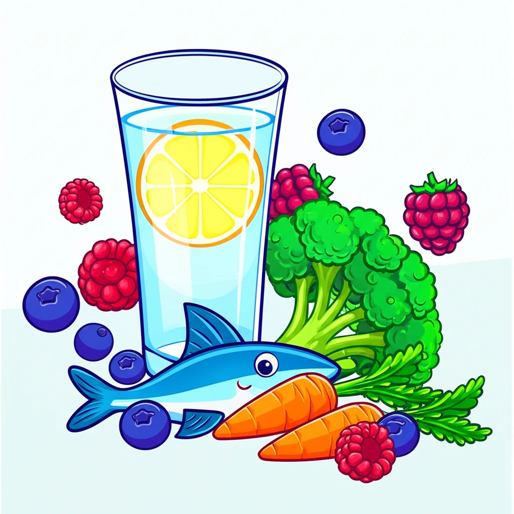 피부 트러블 완화 다이어트 식단 구성..