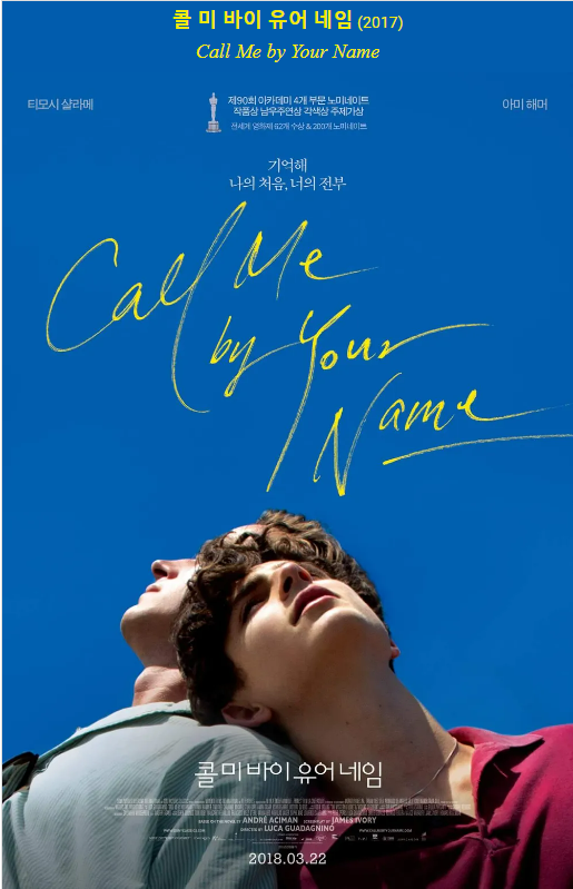콜 미 바이 유어 네임: 사랑과 정체성의 영화적 발견!
