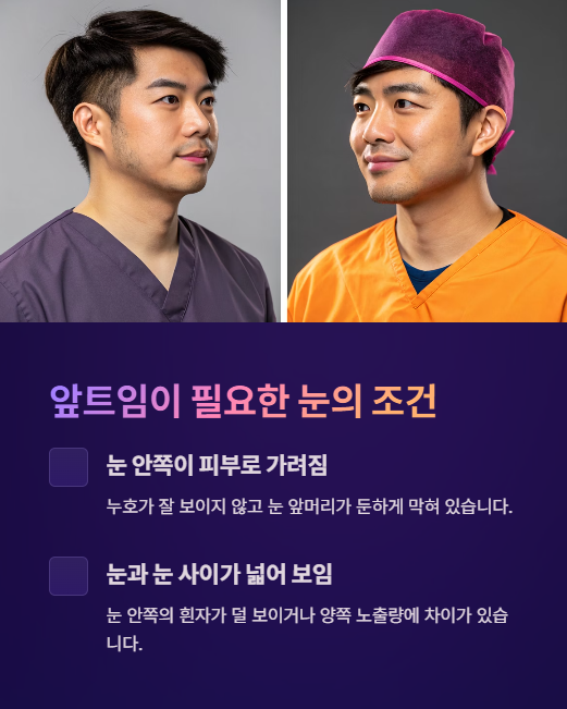 앞트임이 필요한 눈의 조건