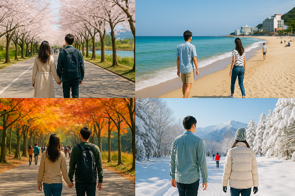계절별로 즐기는 국내 여행 루트 총정리