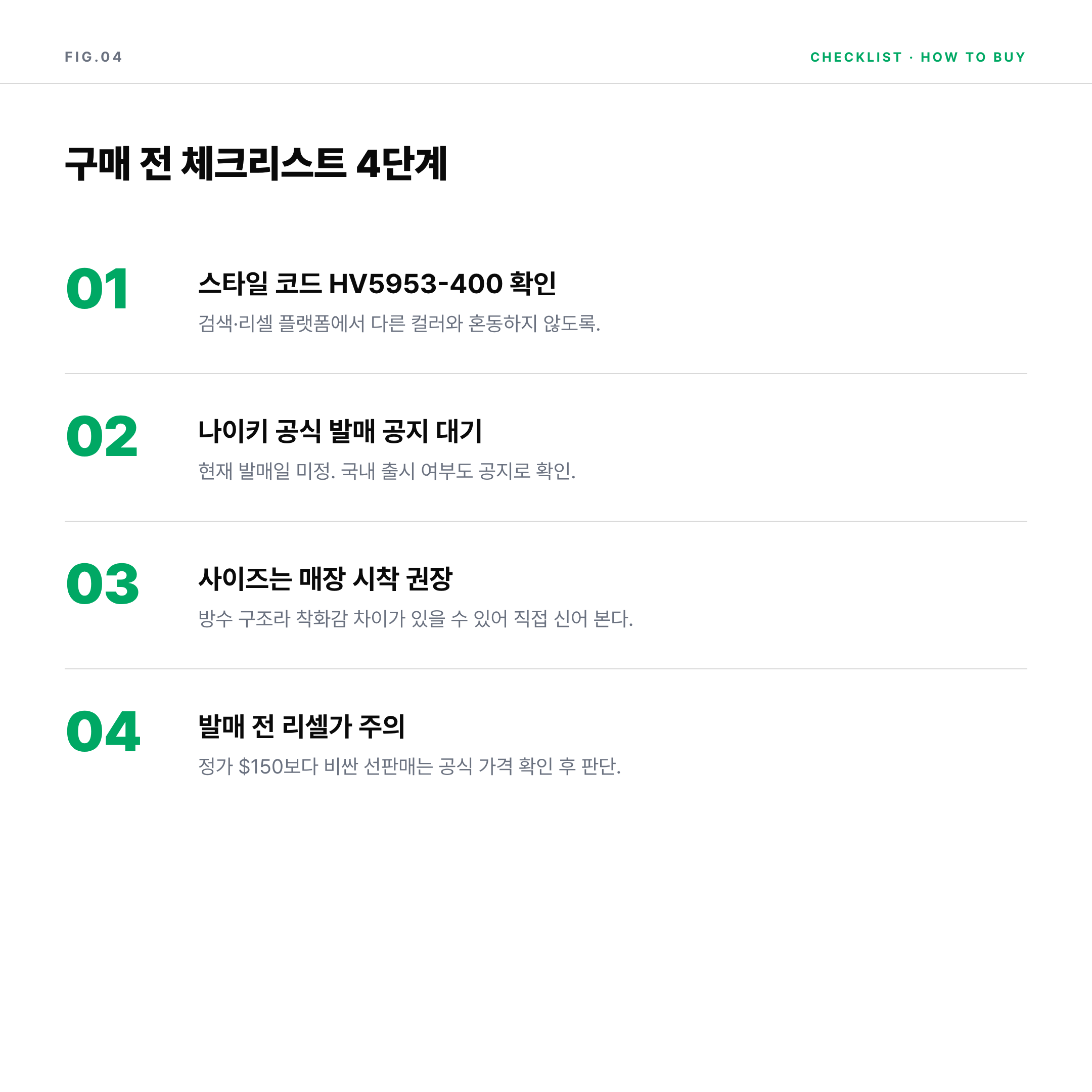 2026 에어포스 고어텍스 썬더 블루 구매 전 체크리스트 4단계