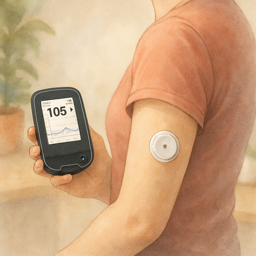 연속혈당측정기-여자