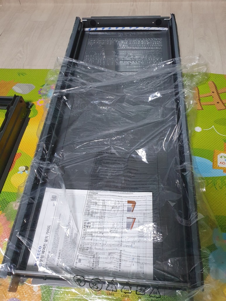 파세코 프리미엄 창문형에어컨 패브릭실버 PWA-3400W