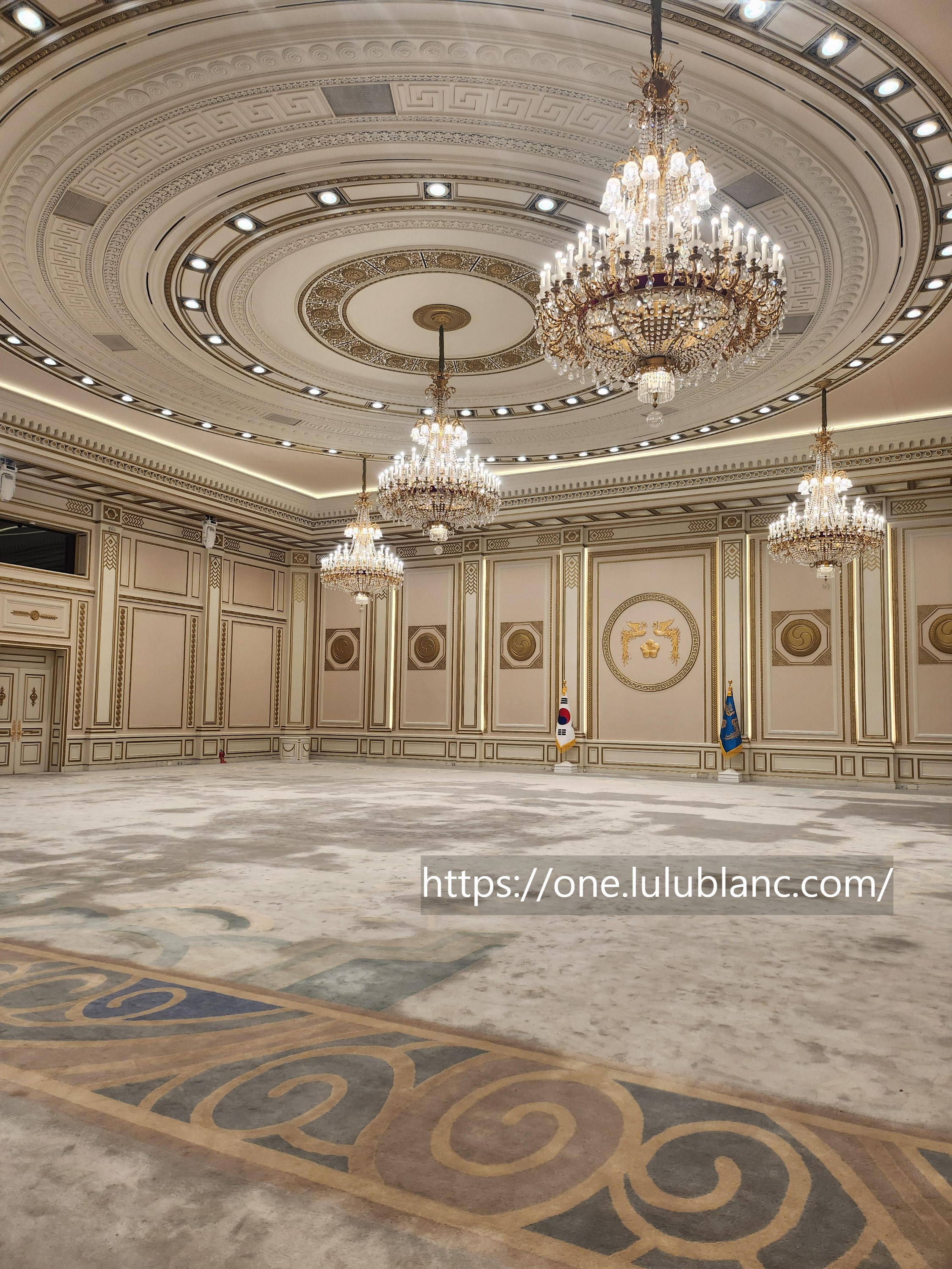 청와대 내부 전경