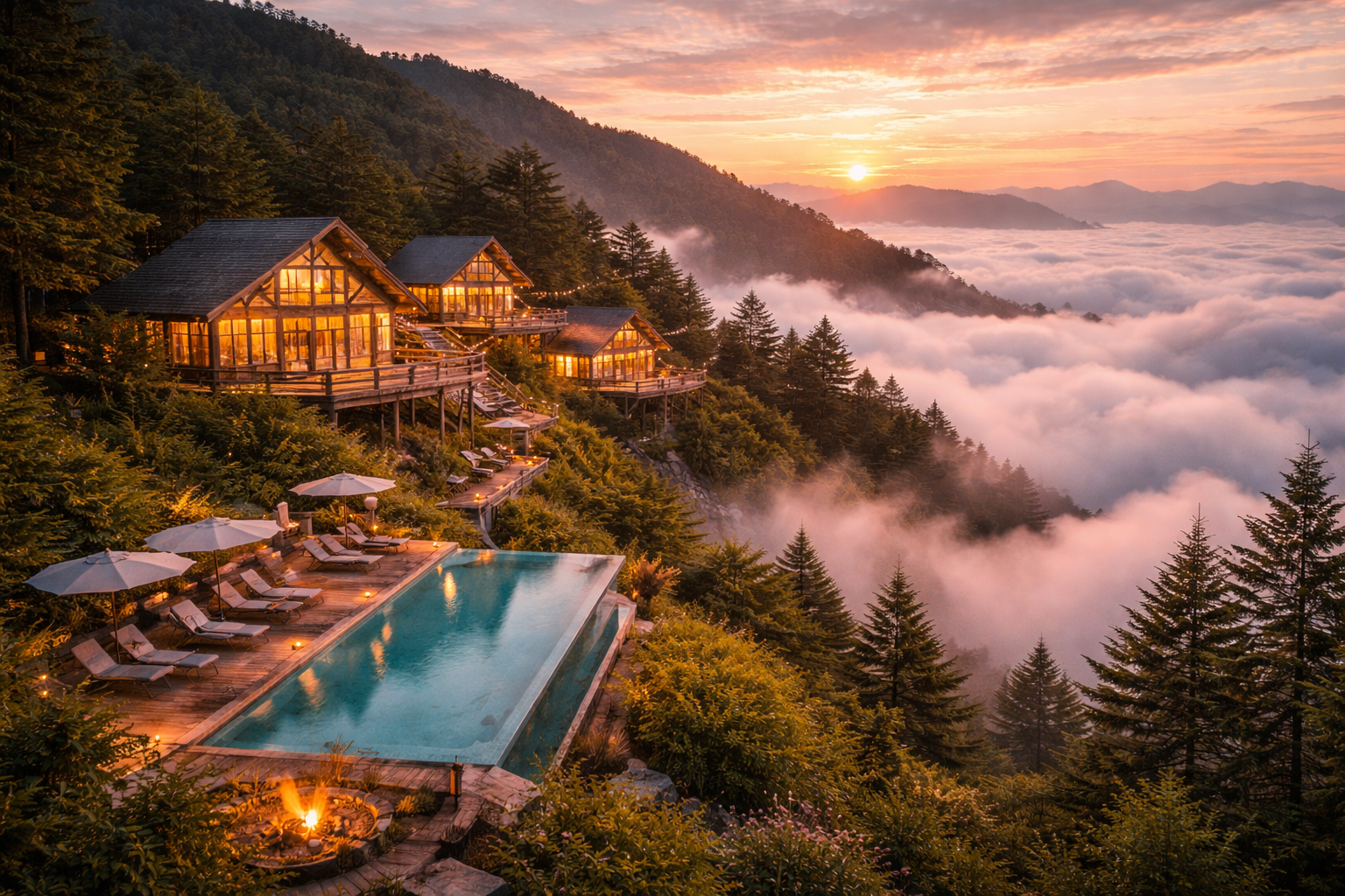 산에서의 쉼｜자연과 함께하는 리조트 여행