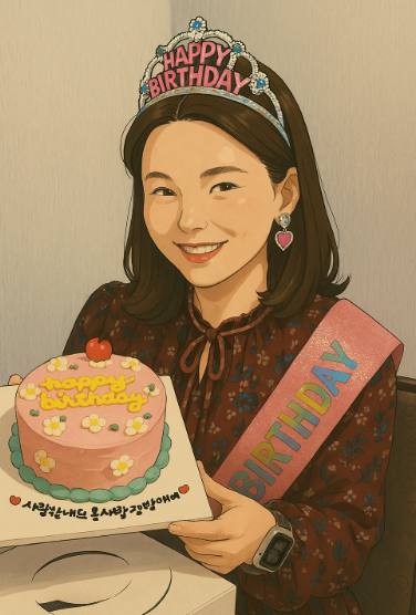 생일 선물용 지브리 스타일