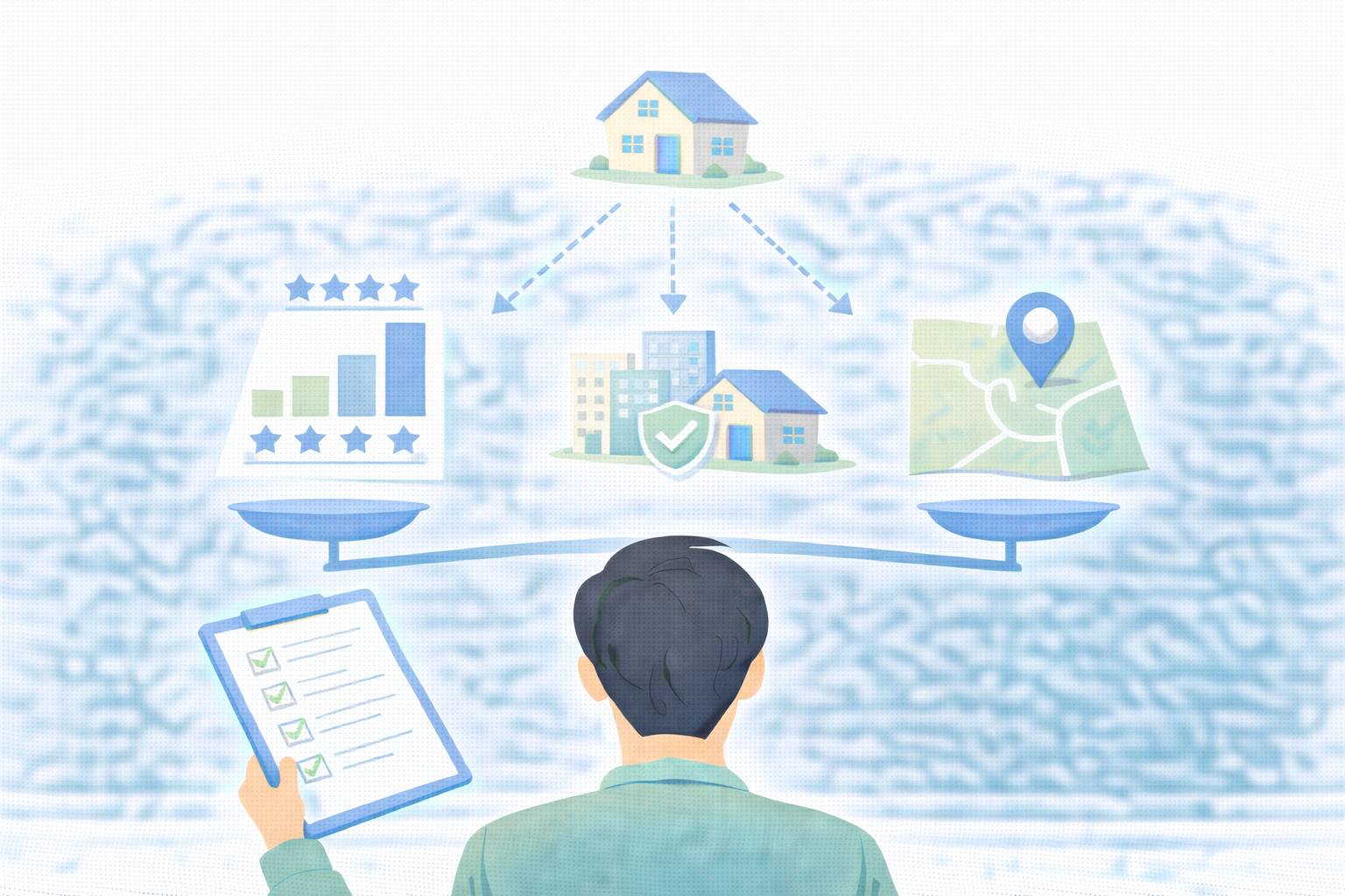 청약 신청 전 점수 구간 공급 유형 지역 조건을 확인하는 이미지