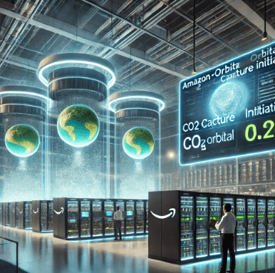 아마존-Orbital, 데이터 센터 CO2 포집 협력