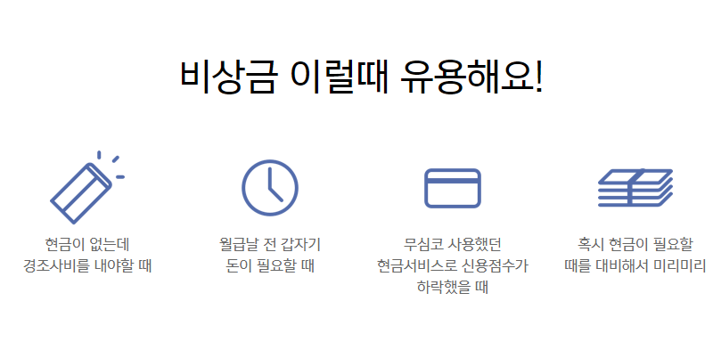 카카오뱅크 비상금대출