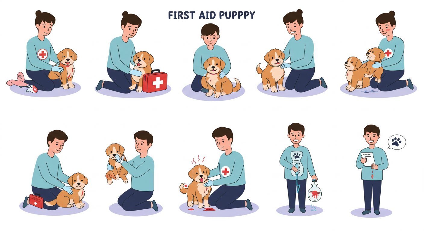 강아지 하임리히법 방법