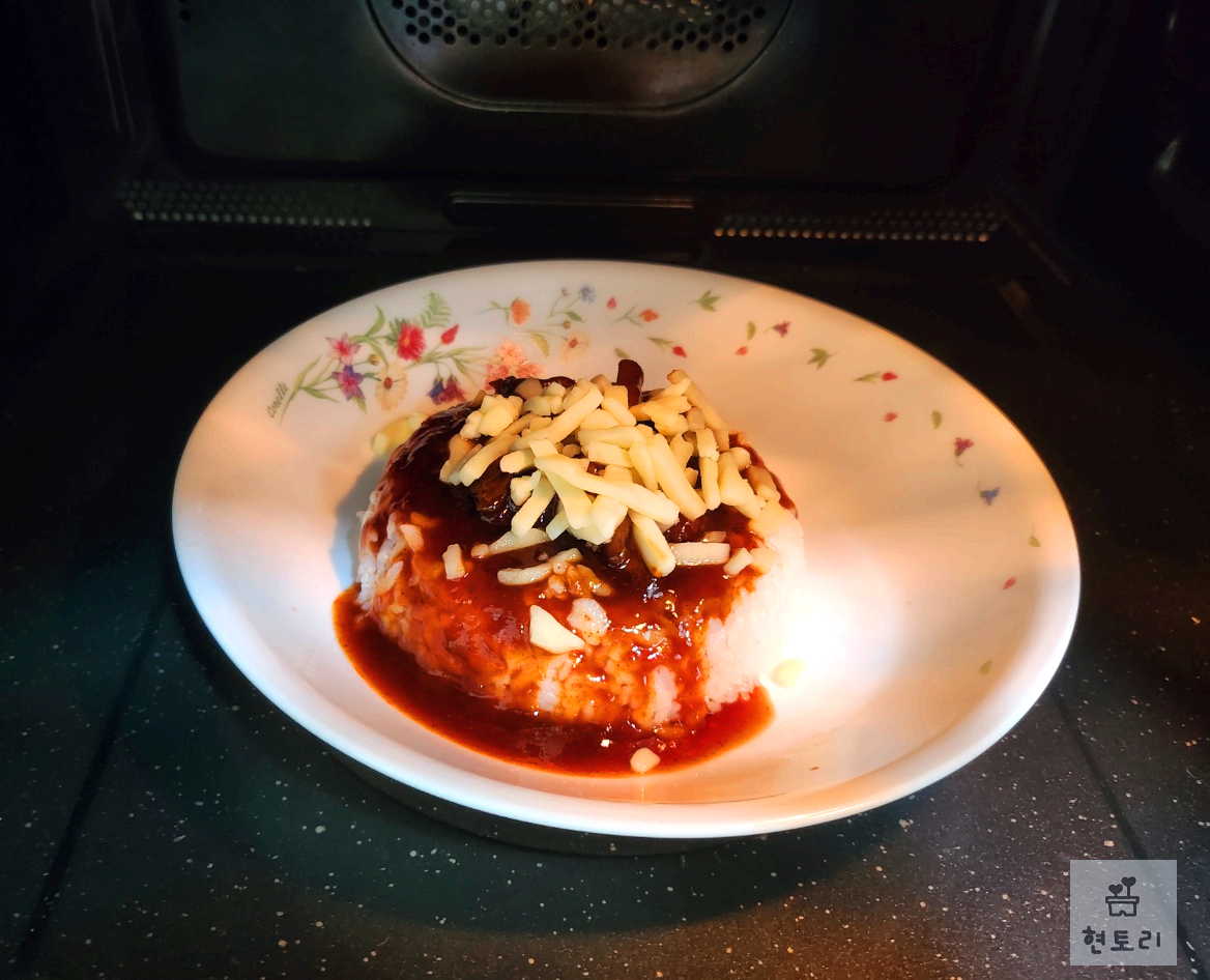 팔도한끼 신촌식 불닭 더블치즈밥