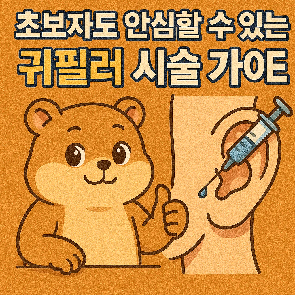 초보자도 안심할 수 있는 귀필러 시술 가이드: 부작용·효과·지속기간까지 한눈에