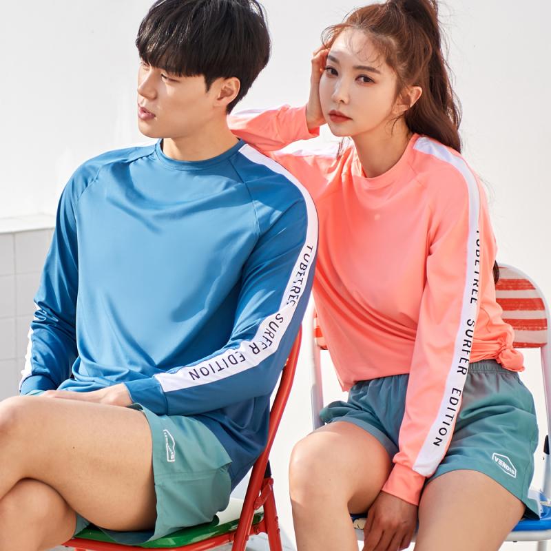 벤디스 루즈핏 벌스 커플 래쉬가드 상의 수영복