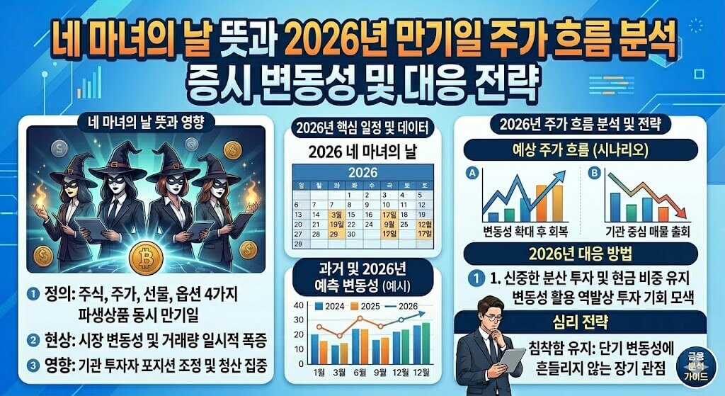 네 마녀의 날 뜻과 2026년 만기일 주가 흐름 분석