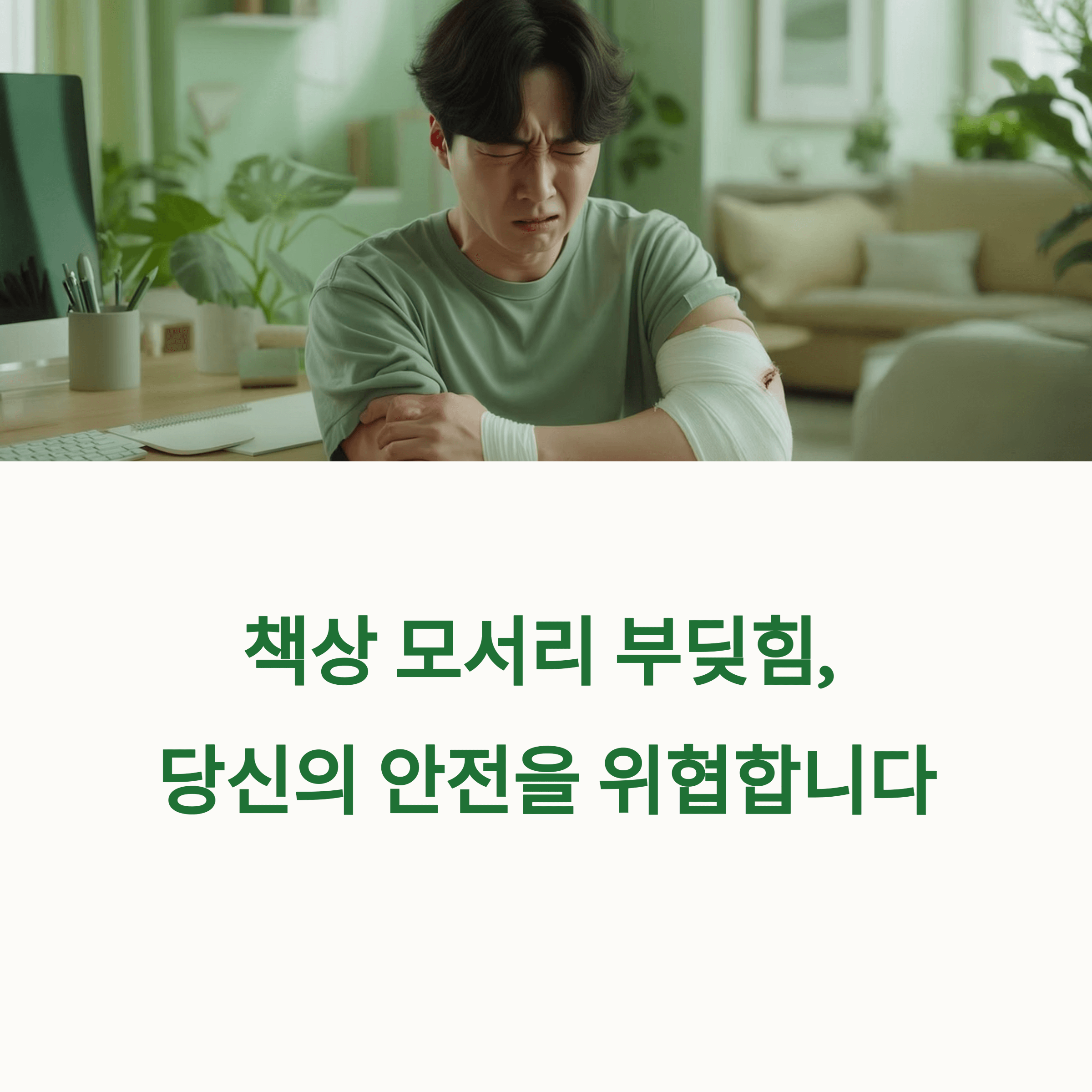 책상 모서리 부딪힘 예방법