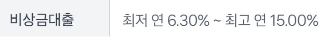 토스뱅크 비상금대출