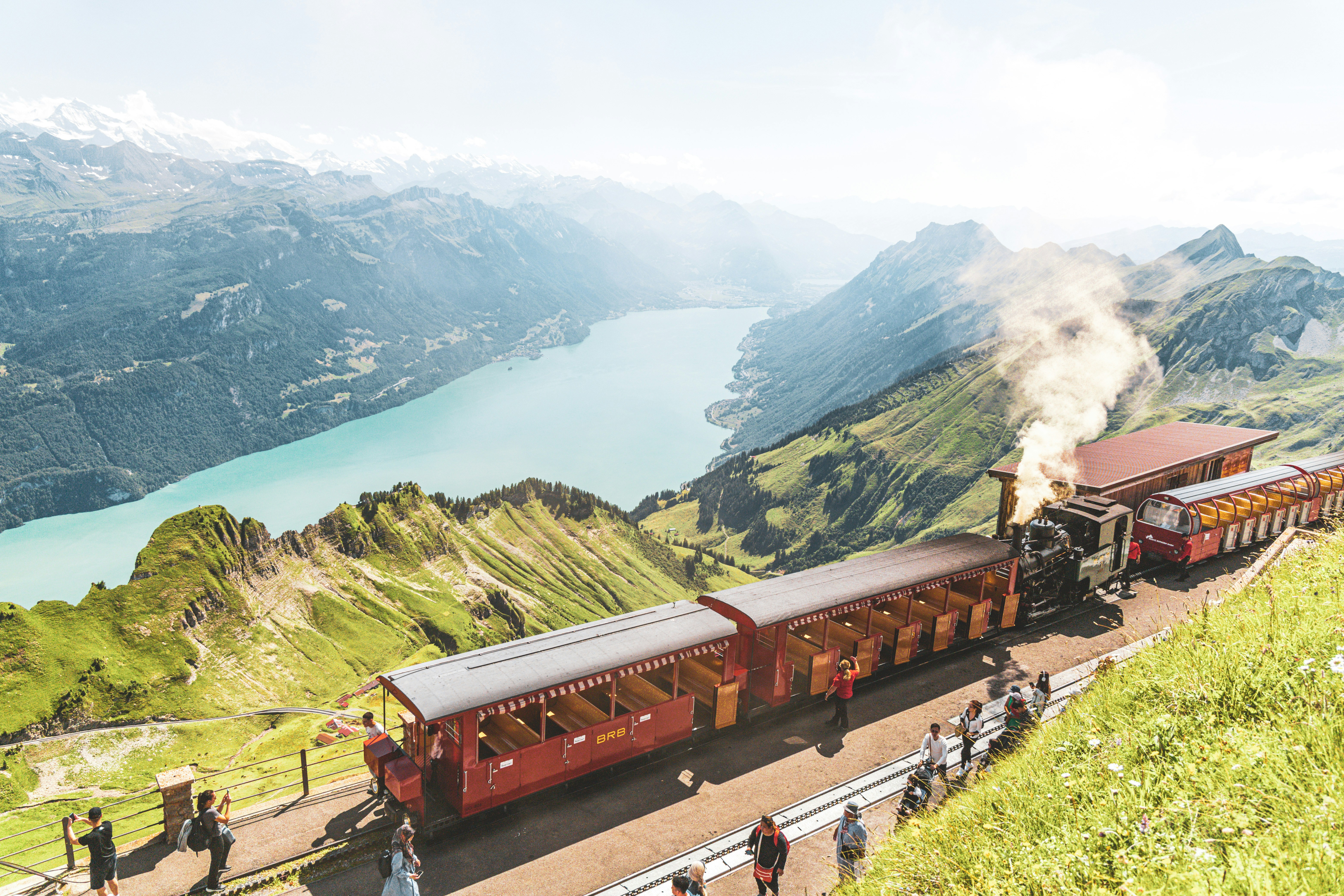 Swiss Alps train