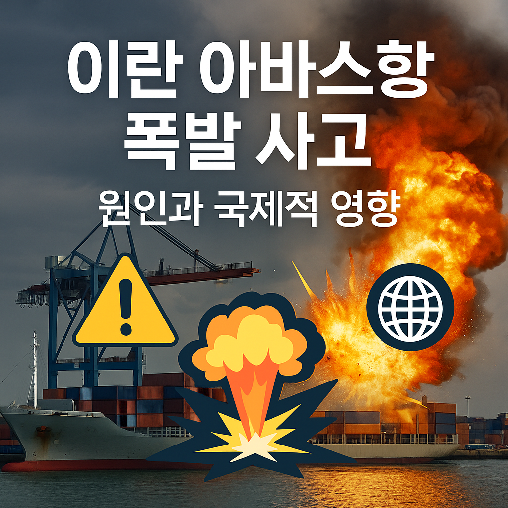 이란 아바스항 폭발 사고: 원인과 국제적 영향
