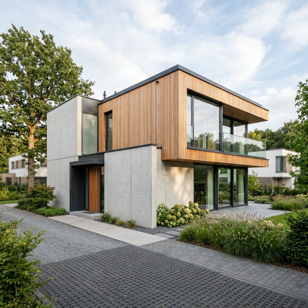 완성된 전원주택 이미지