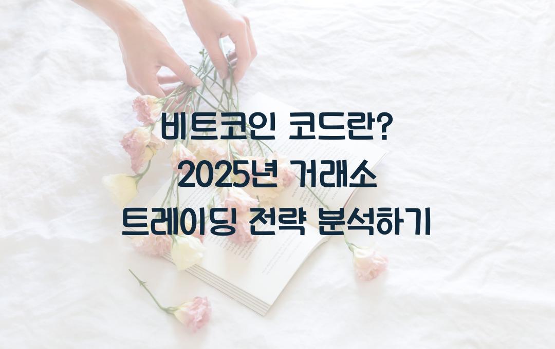 비트코인 코드란? 거래소에서 활용하는 최신 트레이딩 전략