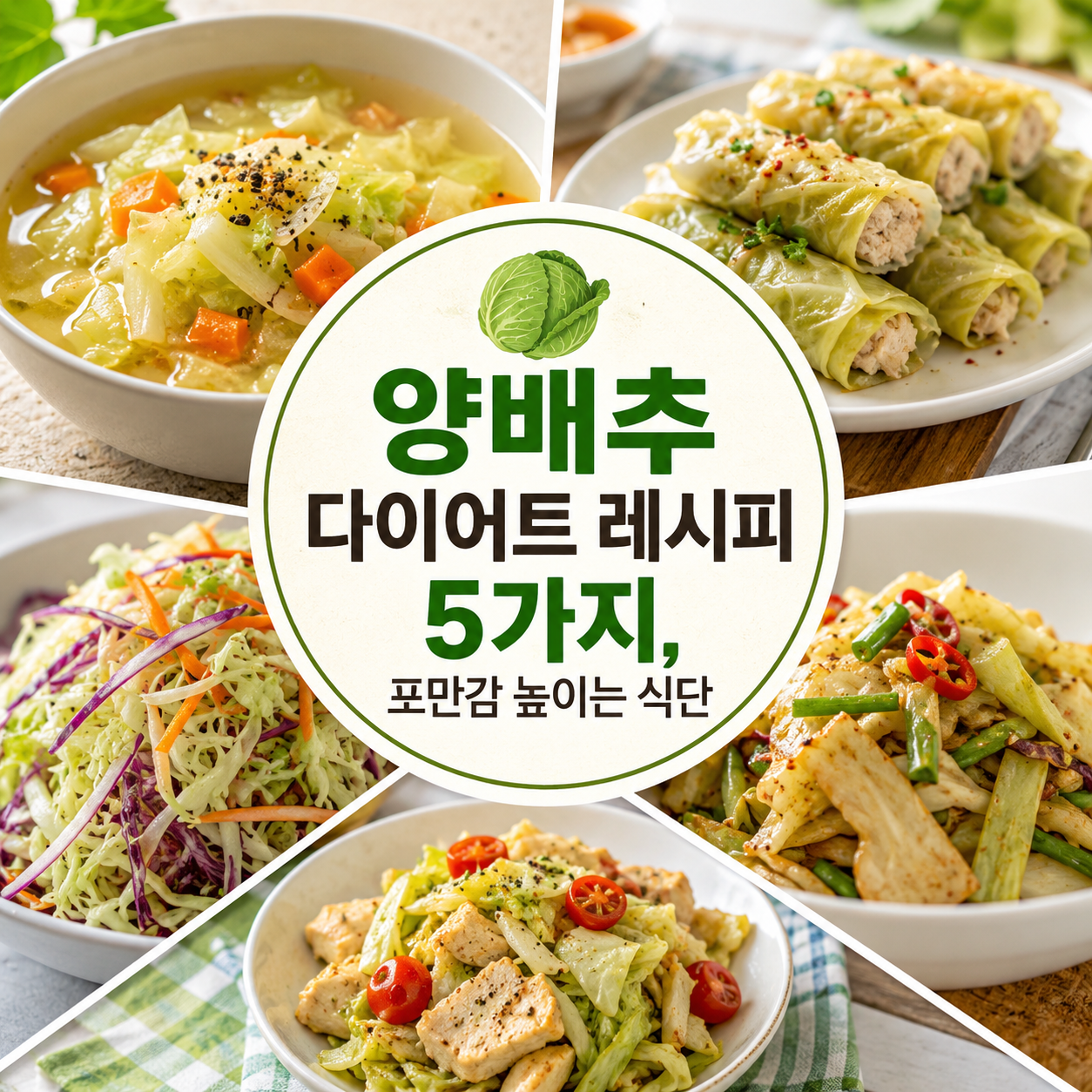 양배추 다이어트 레시피