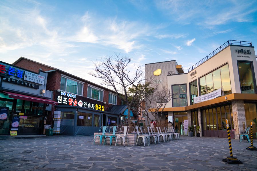 강릉짬뽕순두부 동화가든 매장