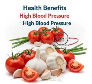 혈압 낮추는 식품 마늘, 토마토