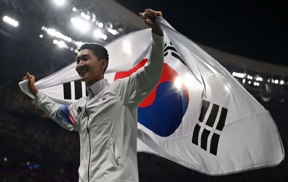 항저우 아시안 게임 남자높이뛰기 은메달 우상혁 선수 