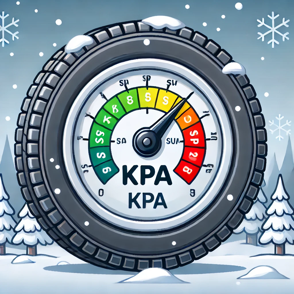 겨울철 타이어 공기압 kpa