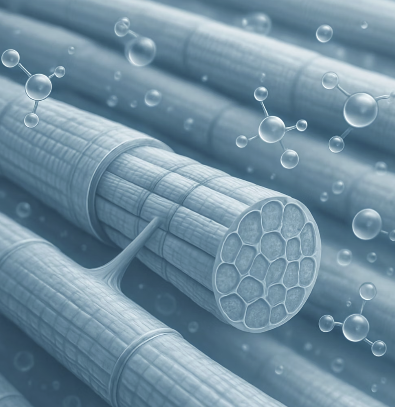 근육은 물을 먹고 산다