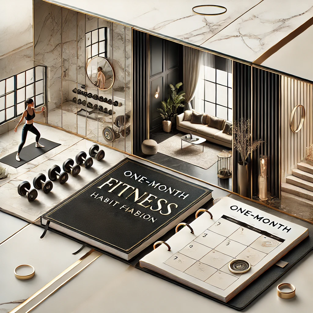한달만에 운동 습관 만들기 (헬스장, 집운동, 계획), (Making exercise habits in a month (gym, home workout, plan)