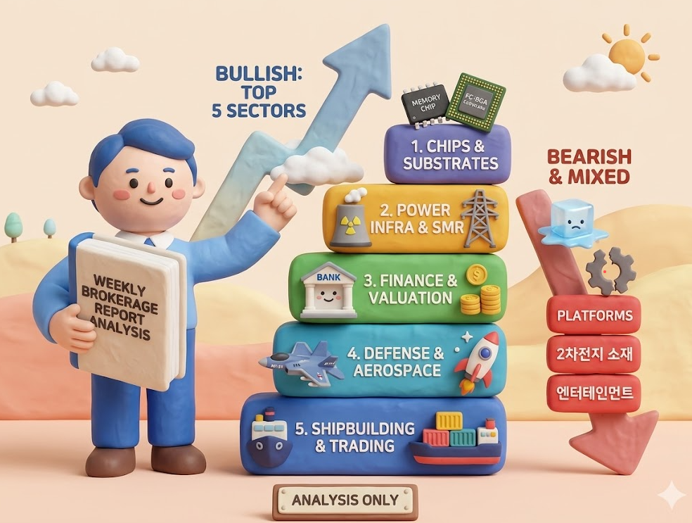 [주간 증권사 리포트 분석(26.3/30~4/12)]] 메모리 뉴노멀 시대와 인프라의 무한 확장 (4월 1~2주차)