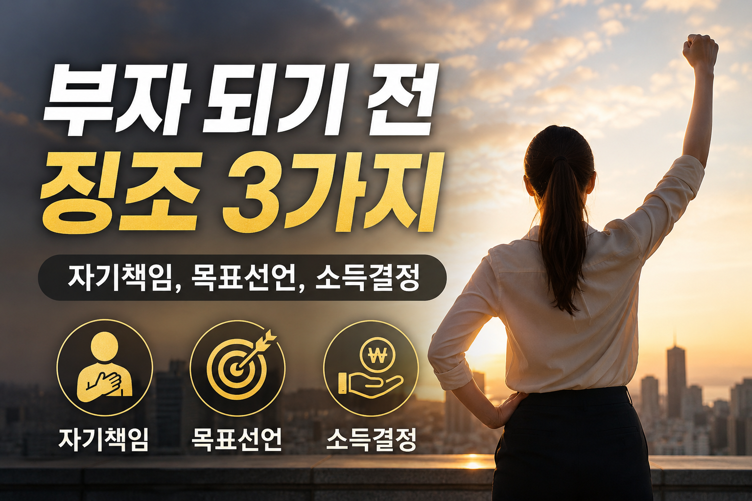 부자 되기 전 징조