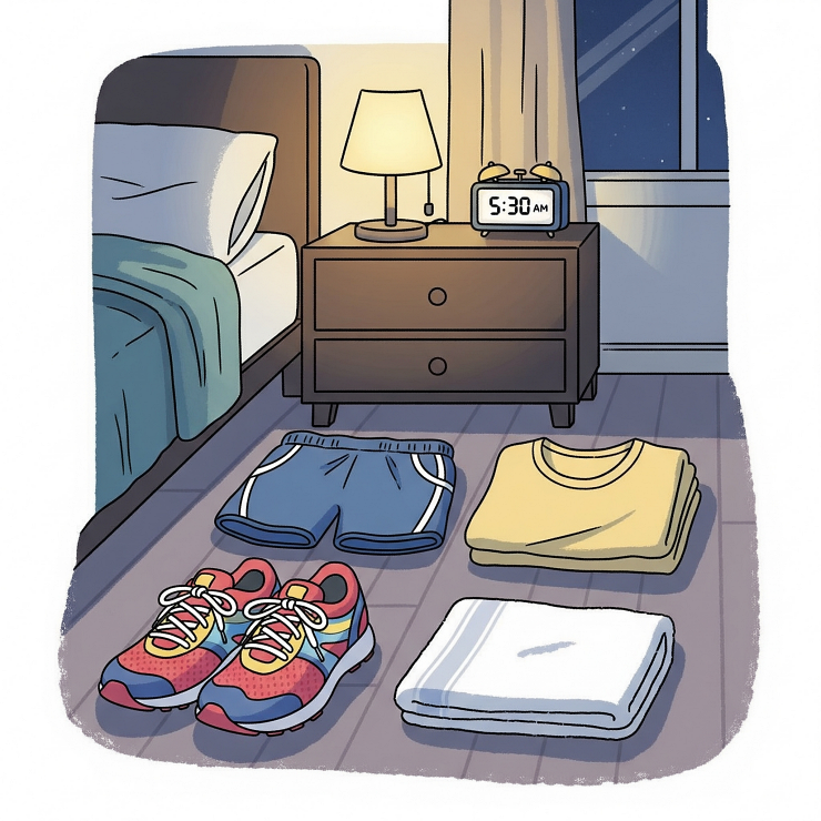 아침 러닝 습관 만들기 팁