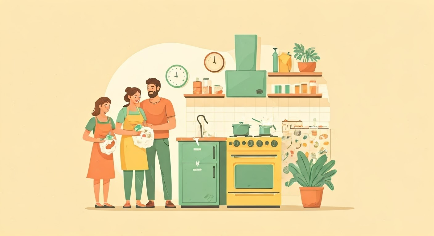 쾌적한 주방 이미지