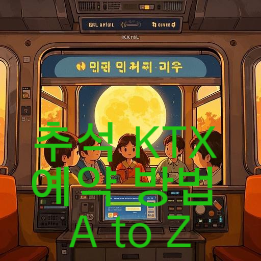 추석 KTX 예약 방법 A to Z