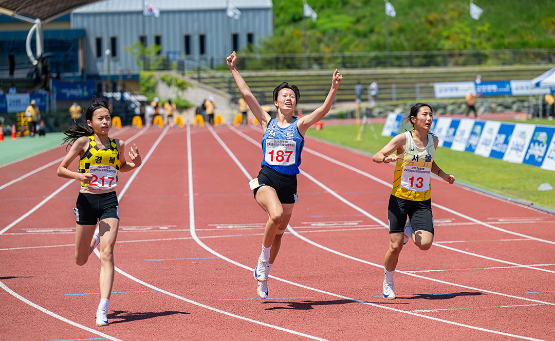 교보생명컵 꿈나무체육대회 육상 단거리 여자 선수