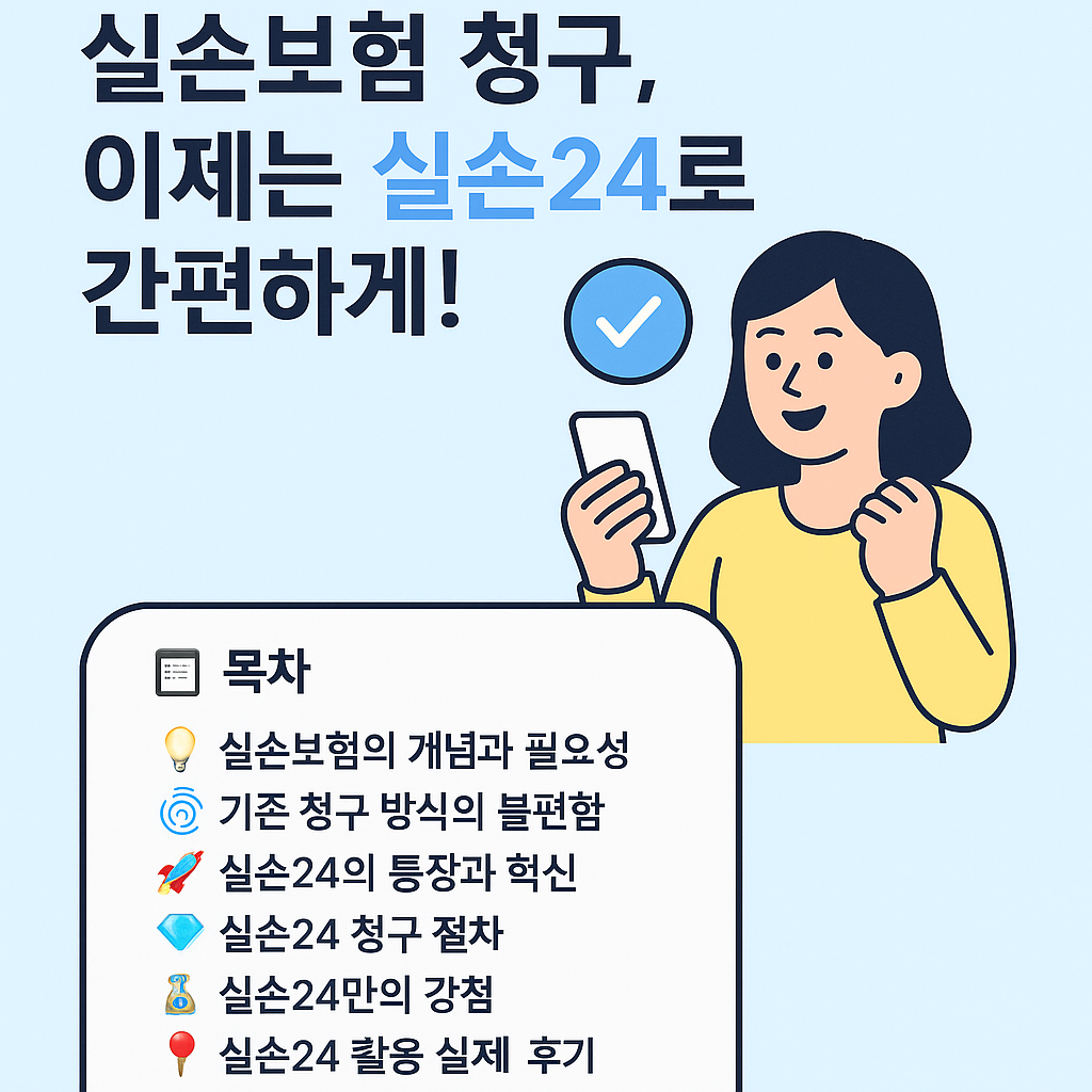 실손보험 청구, 이제는 실손24로 간편하게!