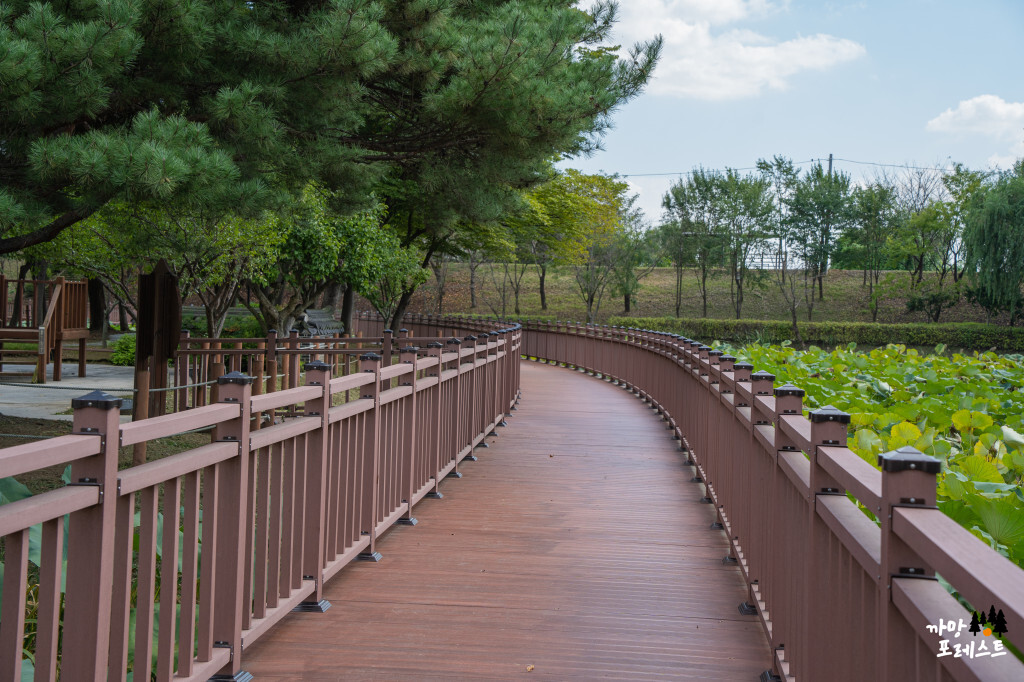 소풍정원 평택 나무데크 산책로