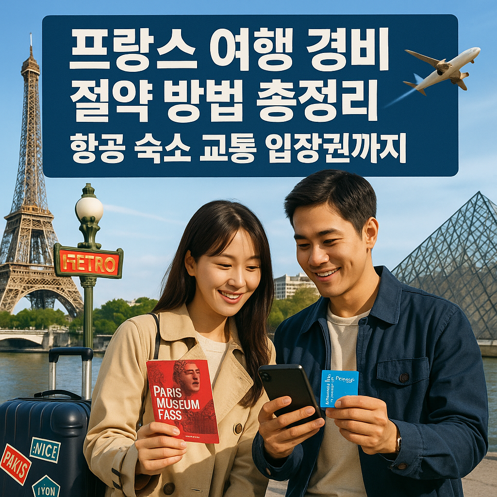 프랑스 여행 경비 절약 방법 총정리 항공 숙소 교통 입장권까지