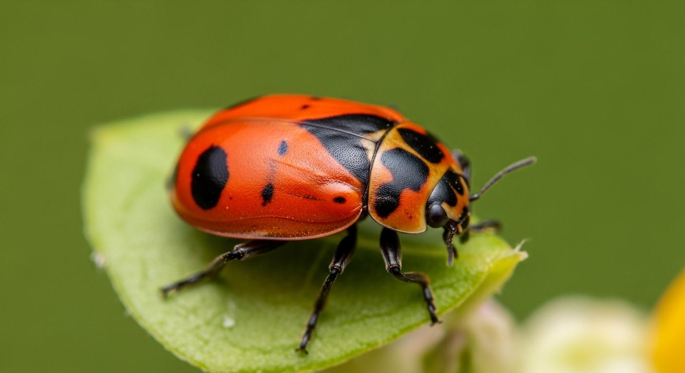 러브버그 빨간색 검정색