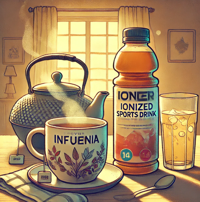 독감 탈수 예방 음료