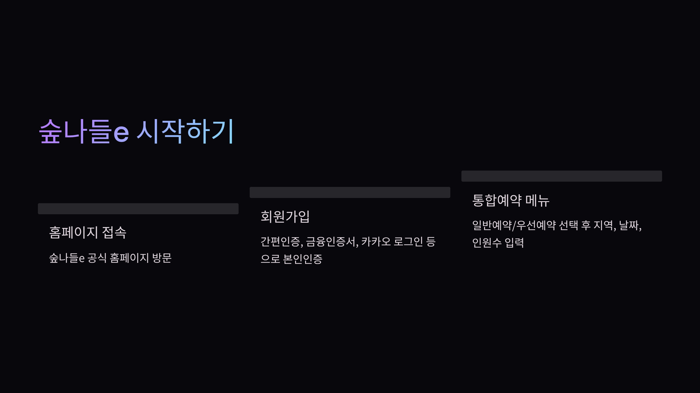 시작방법
