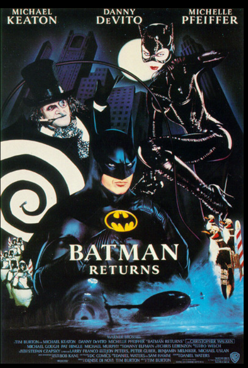 팀 버튼의 독특한 미학과 깊어진 캐릭터 심리로 인해 평단과 관객 모두에게 높은 평가를 받은 작품 <배트맨2>.