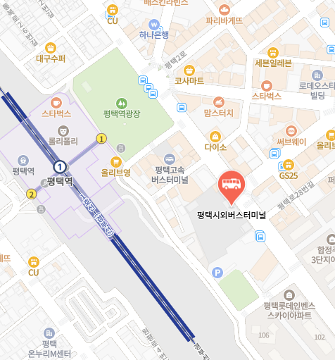 평택시외버스터미널 위치