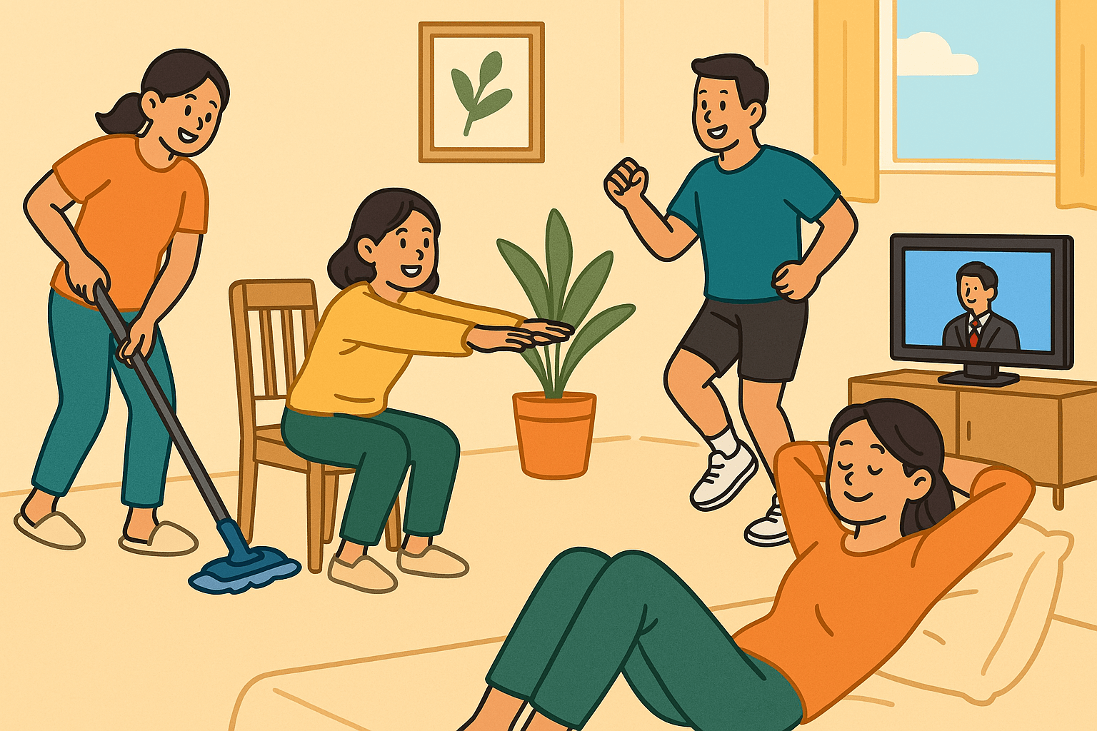 운동 싫어하는 사람을 위한 일상 속 운동법